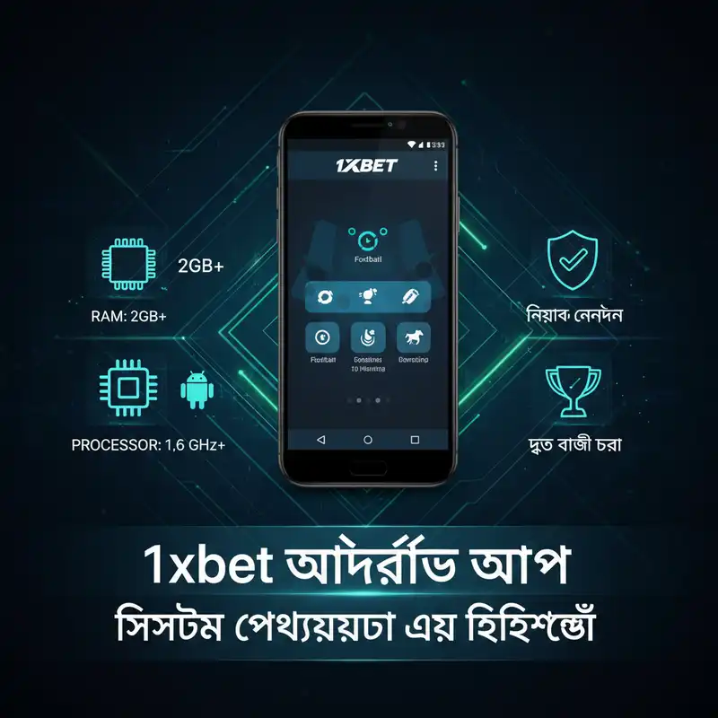 1xbet অ্যান্ড্রয়েড অ্যাপ সিস্টেম প্রয়োজনীয়তা